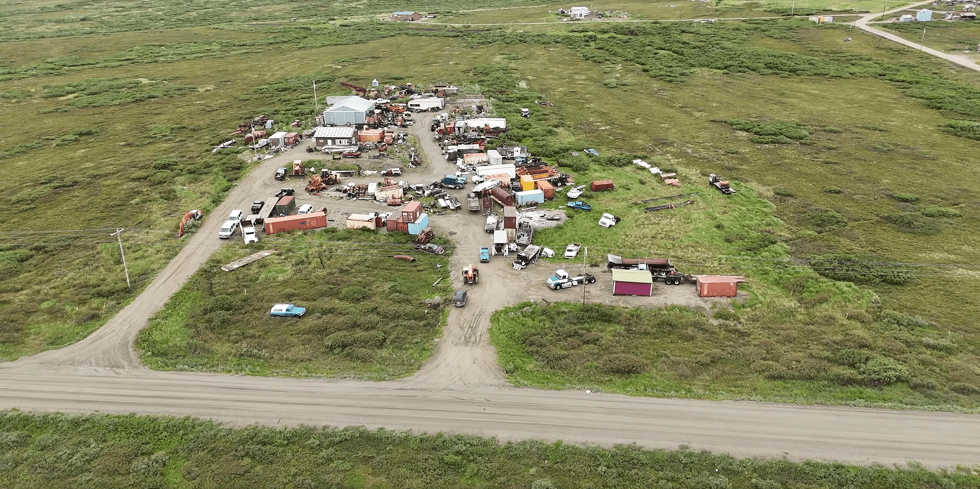 Leo's Fireworks Stand inside a lot at mile 2.6 on the Beam Road near Nome. Ben Townsend Photo.